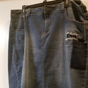 Lane Bryant Denim Skirt